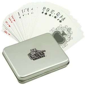  LSU Tigers Playing Cards with Tin