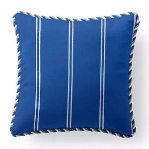 Outdoor Square Pillow in Sunbrella Topside Blue with 