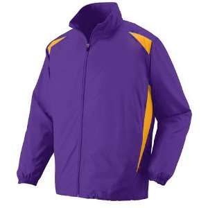  Augusta Sportswear Premier Jacket PURPLE/GOLD AL Sports 