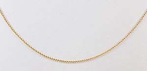   Filled .8mm Curb Necklace Chain Eight Lengths To Choose From  