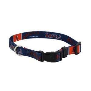 Los Angeles Angels of Anaheim Medium Adjustable Pet Dog Collar (Medium 