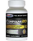 USP Labs COMPOUND 20 Lean Mass Builder Burn Fat 120 caps STACK WITH 
