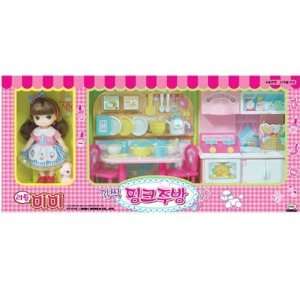  Little Mimi Baby doll   Pink Kitchen: Toys & Games