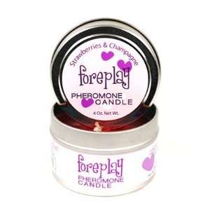  Foreplay Pheromone Candle, Strawberries & Champagne 
