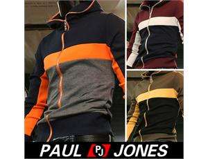 PJ Men’s Stylish Slim Fit Jackets Coats Hoody Size XS~L CL1366