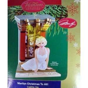   Monroe Merry Christmas to All! 2004 Carlton Cards Christmas Ornament