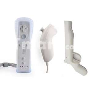  Combined Light Gun + Remote and Nunchuk Controller for Wii 