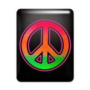  iPad Case Black Neon Peace Symbol: Everything Else