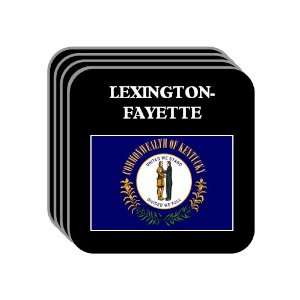  US State Flag   LEXINGTON FAYETTE, Kentucky (KY) Set of 4 