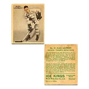  Alex Levinsky 1933 1934 Ice Kings Card (Rookie) Sports 