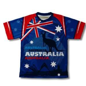  Australia Kangoo Technical T Shirt for Youth Sports 