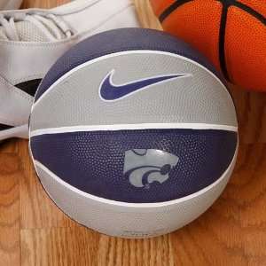 Nike Kansas State Wildcats Purple Silver 8 Mini Basketball 
