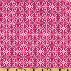 44 Wide Moda Terrain Lichen Berry Pink Fabric By The 