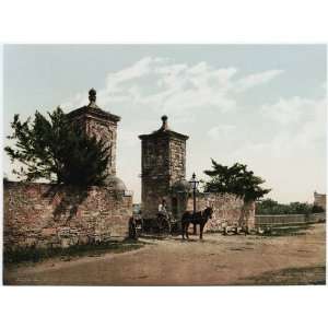  Reprint Old City Gate, St. Augustine 1898