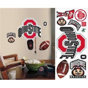  Ohio State Peel and Stick Giant Wall Decal: Home & Kitchen