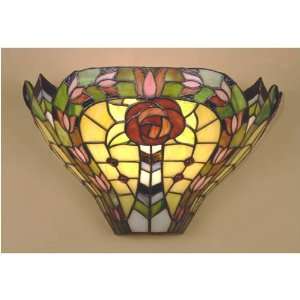 Dale Tiffany Kenley Stained Glass Wall Sconce: Home 