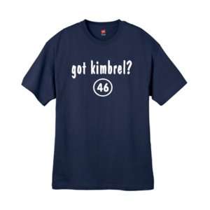  Mens Got Kimbrel ? Navy Blue T Shirt Size Large: Sports 