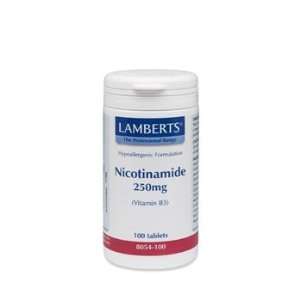 Lamberts Nicotinamide 250mg (Vitamin B3) 100 tablets  