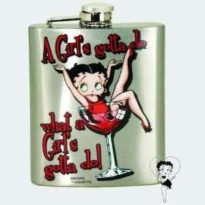  Betty Boop Girls Gotta Do Flask 
