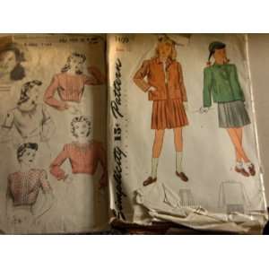  Girls and Ladies Blouse and Outfit Patterns By Hollywood 
