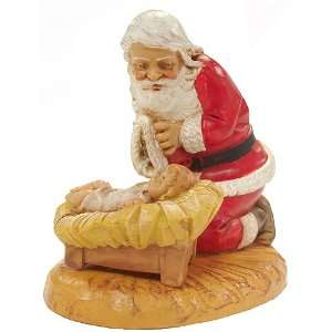  Fontanini Kneeling Santa with Baby Jesus Figure #65015 