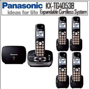  Panasonic KX TG4053B DECT 6.0 Plus 3HS Expandable Cordless 
