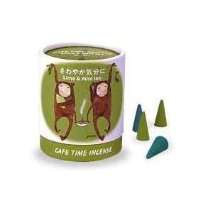  Nippon Kodo Lime & Mint Cafe Time Incense Cones 10 incense 