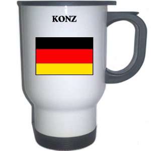  Germany   KONZ White Stainless Steel Mug Everything 