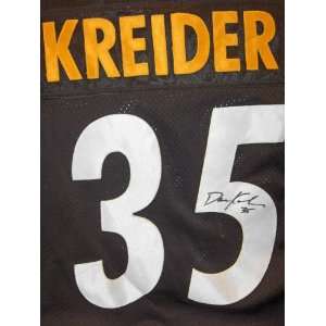  Dan Kreider Pittsburgh Steelers Autographed Authentic 