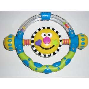  Sassy Smiling Face Baby Rattle: Toys & Games