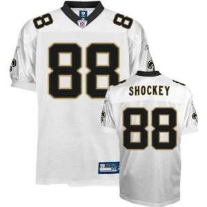   Shockey Jersey: Reebok Authentic White #88 New Orleans Saints Jersey