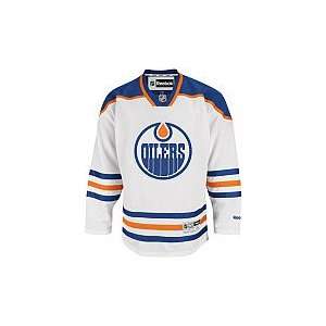    Reebok Edmonton Oilers Premier Jersey   White: Sports & Outdoors