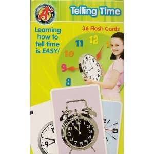  A+ Telling Time Flash Cards Toys & Games