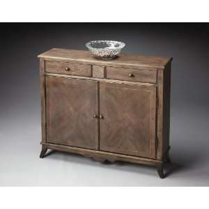  Butler Console Cabinet   Dusty Trail Finish
