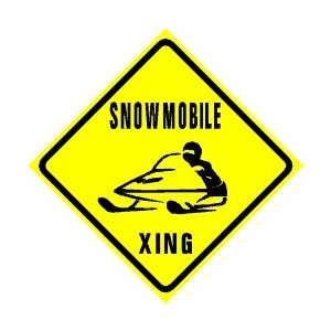  SNOWMOBILE CROSSING sign * street transport: Home 