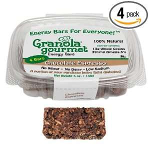 Granola Gourmet Chocolate Espresso ORIGINAL RECIPE Energy Bars, Bakery 
