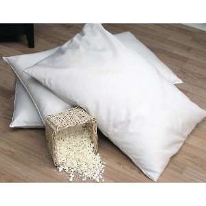  Organic Shredded Rubber Pillow   Queen: Home & Kitchen