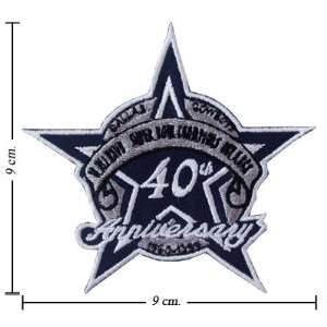 Dallas Cowboys Logo Anniversary Iron On Patches 