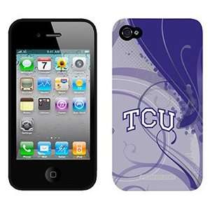  TCU Swirl on Verizon iPhone 4 Case by Coveroo: Electronics