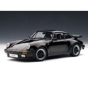  1986 Porsche 911 3.3 Turbo 1/18 Black Toys & Games