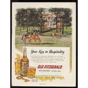   Farm KY Old Fitzgerald Whiskey Print Ad (10903)