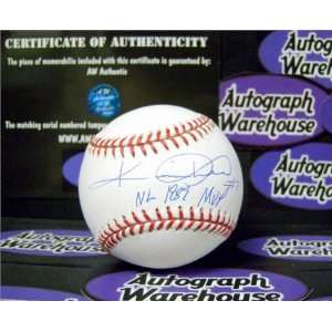   Autographed Ball   with 89 NL MVP Inscription