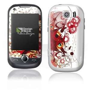  Design Skins for Samsung B5310 Corby Pro   Peacock Colors 