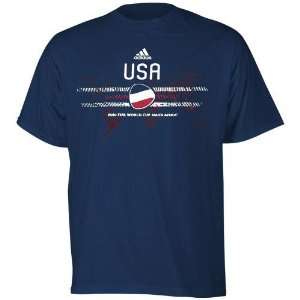  adidas USA Youth Navy Blue Country T shirt Sports 