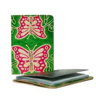 Cruelty Free Leather Passport Cover   Butterfly   Fair Trade