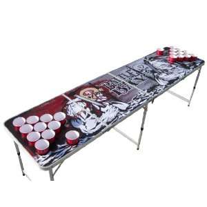   Portable Beer Pong Table with Holes 