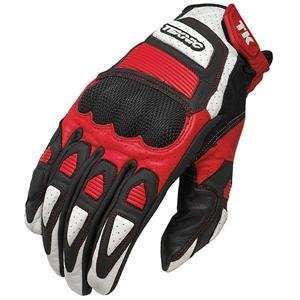  Teknic Chicane Short Gloves   2009   Small/Red Automotive
