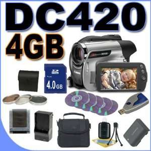 Canon DC420 DVD Camcorder w/37x Optical Zoom (Silver 