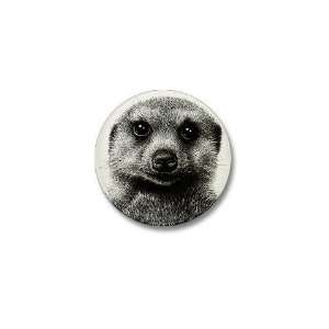  Meerkat Funny Mini Button by  Patio, Lawn 