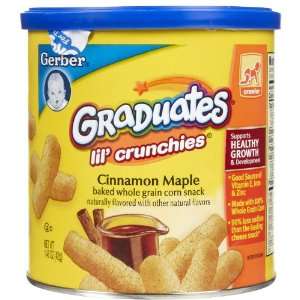 Gerber Graduates Lil Crunchies   Cinnamon Maple   1.48 oz  